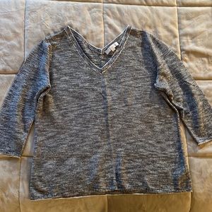 LOFT Top With 3/4 Length Sleeves